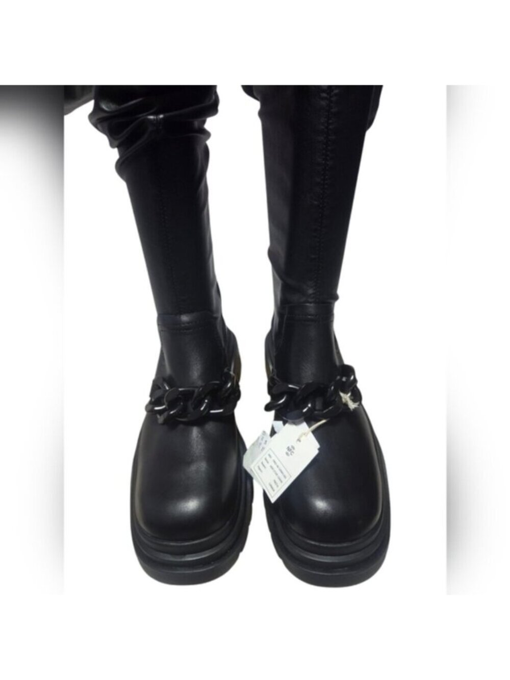 Ash Chic Black Thigh-high Boots
